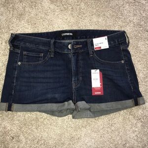 Size 8 Express Jean Shorts low-rise cut